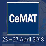 23-27 April, CeMat 2018, Hannover (Duitsland), Hal 026 Stand L17